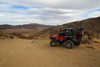 Jeep in Johnson Valley with View